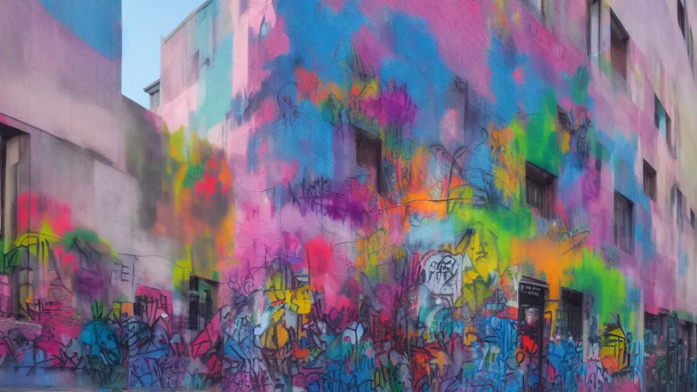 Alfeld: Graffiti pe o fațadă – Pagube semnificative