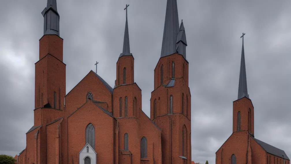 Fisuri în vârful turnului din Lübeck – Intervenție spectaculoasă la 107 metri înălțime