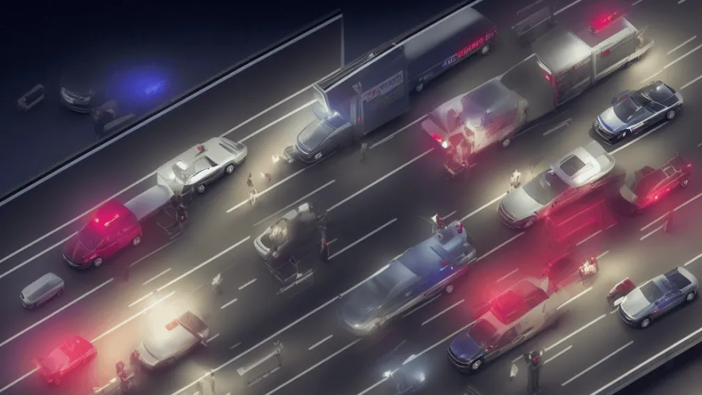 A8 lângă Dasing - Poliția oprește o remorcare riscantă