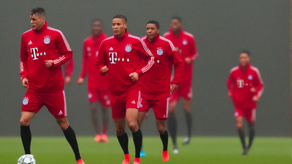 Bayern Munchen: Antrenament dur sub ploaie după petrecerea campionatului
