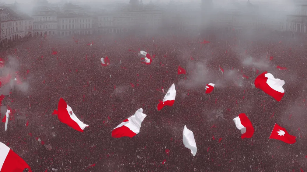 Atac la o ceremonie de pace - Politicieni fug din cauza unei bombe fumigene