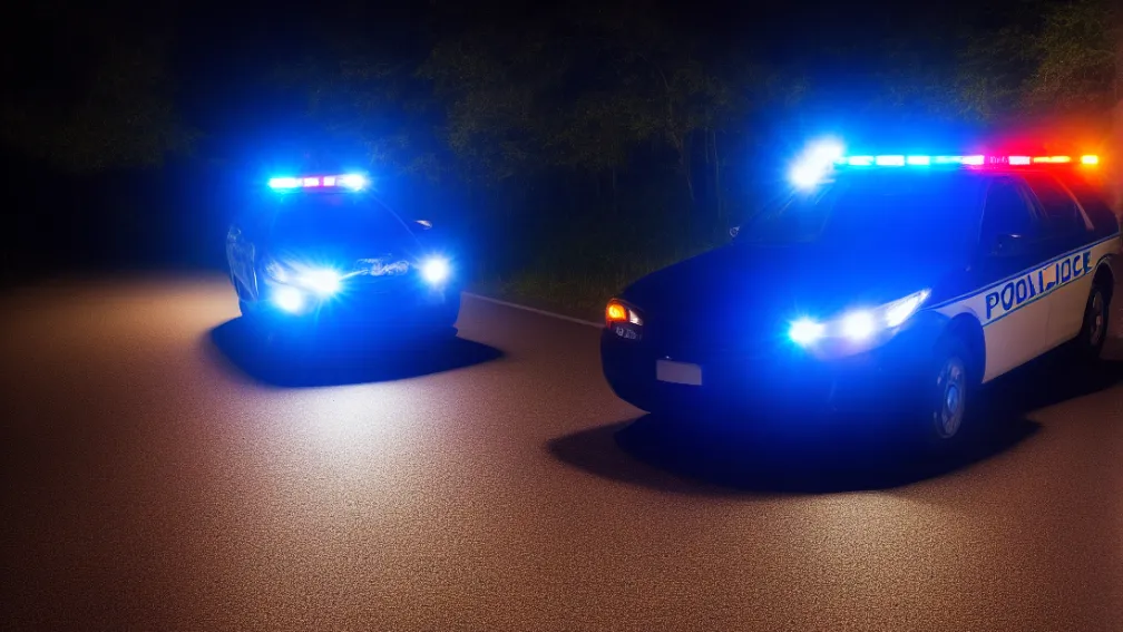 Beat în noapte - Un fals polițist oprit în timpul unei curse sub influența alcoolului