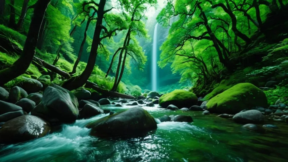 Mister la Kochel am See: Un pârâu din Bavaria a devenit brusc verde neon