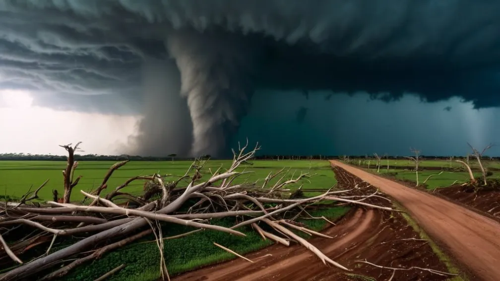 Tornadă devastatoare în Brazilia: Cinci morți și peste o sută de răniți în sudul țării