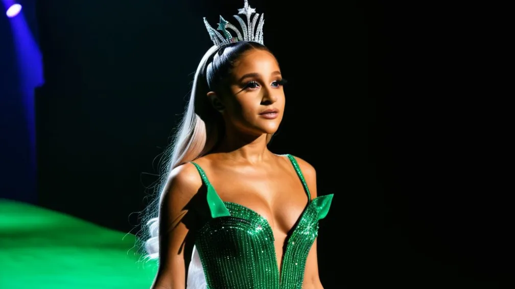 Ariana Grande, o viziune "Wicked" în rochii spectaculoase inspirate de Orașul de Smarald