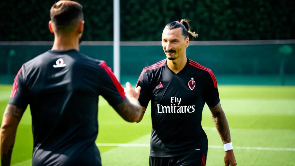 Zlatan Ibrahimović revine la antrenamentele lui AC Milan înaintea noului sezon