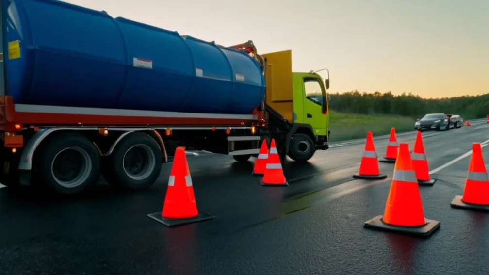 Control de amploare pe autostrada A7: 90 de camioane oprite, numeroase încălcări descoperite