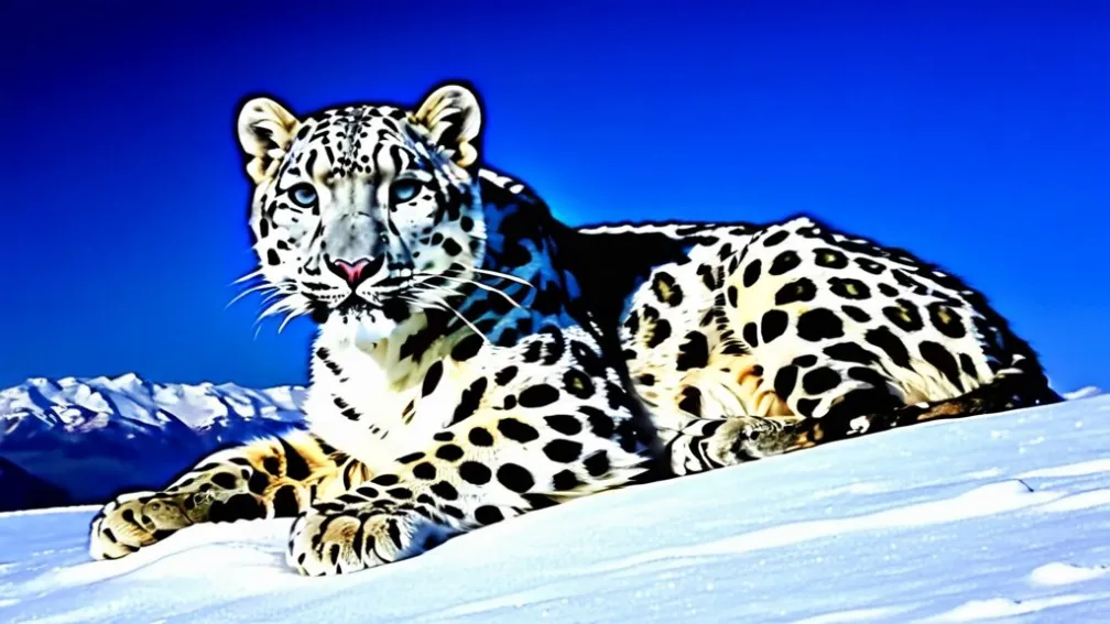 Ghepardul de zăpadă: Simbol al munților și al naturii sălbatice