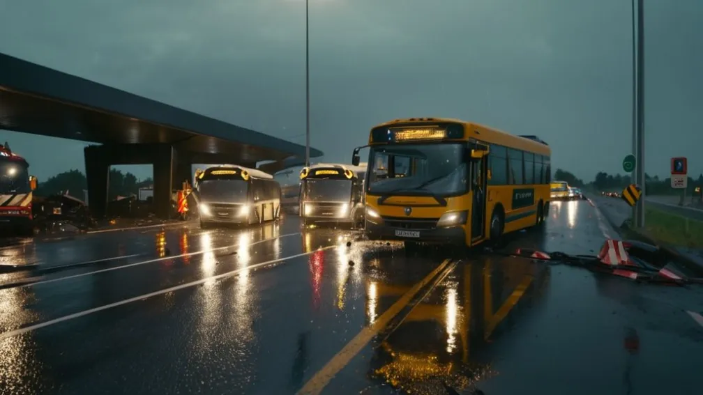 Accident grav în Dorsten: Autobuz școlar implicat într-o coliziune cu două mașini, 22 de copii nevătămați