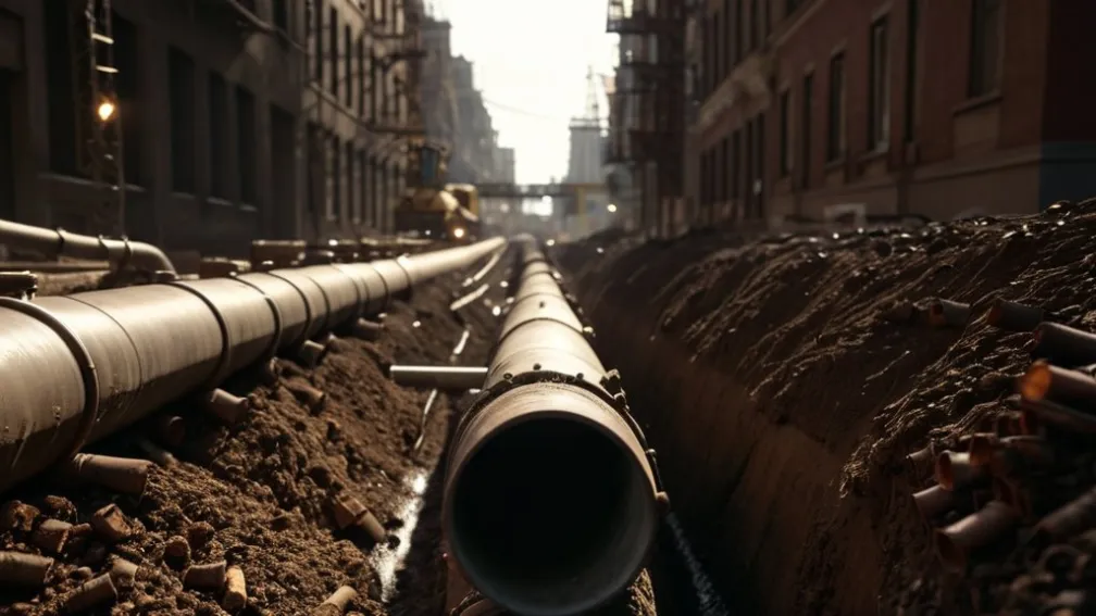 Accident cu excavatorul în Heidelberg: 30.000 de locuințe fără căldură