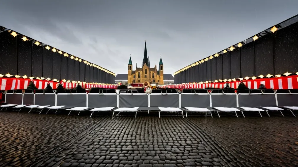 Piața de Crăciun din Magdeburg s-a redeschis la un an de la atacul terorist: O „fortăreață tăcută” sub pază sporită