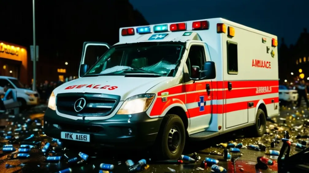 Atac șocant în Bavaria: Bărbat salută nazist și amenință paramedicii cu un cuțit