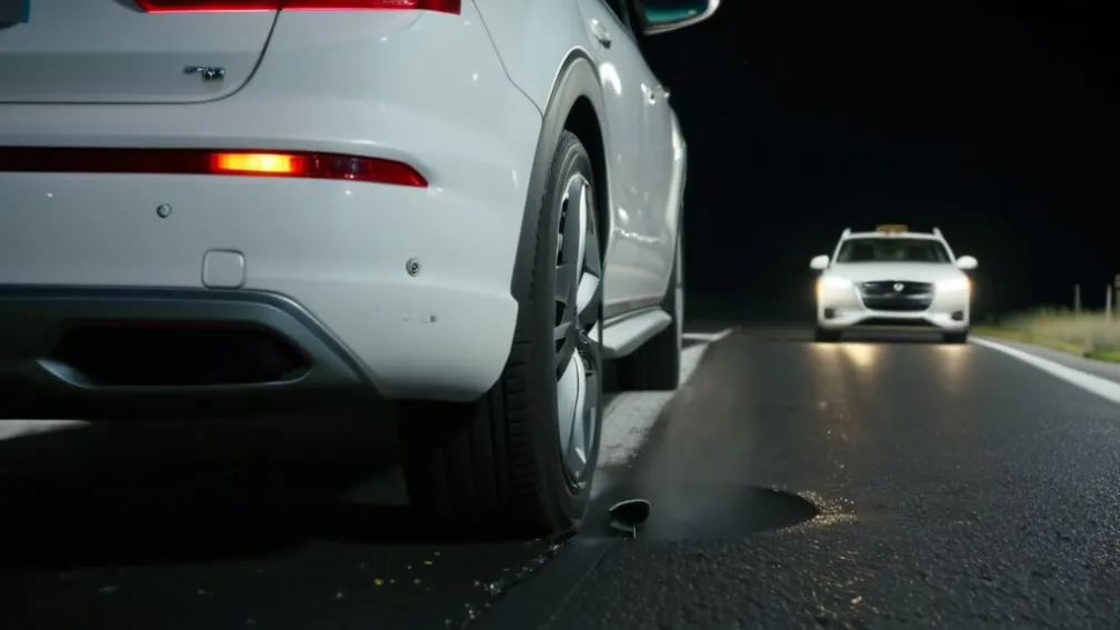 Un bărbat necunoscut a perforat anvelopele unui vehicul radar în Germania: Poliția îl caută