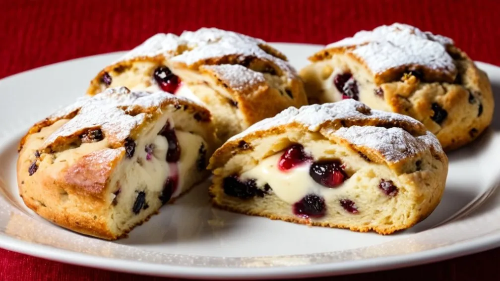 Rețeta de Scones Stollen a Cynthiei Barcomi: Aduceți Magia Crăciunului în Casa Voastră