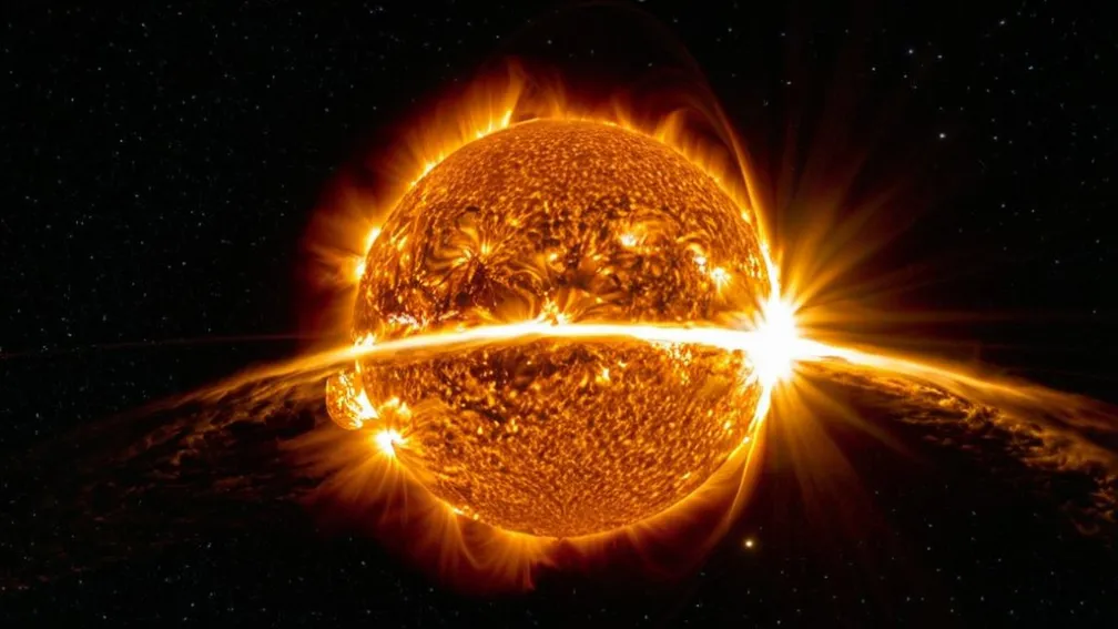 O pată solară gigantică, de zece ori mai mare decât Pământul, se apropie de planeta noastră