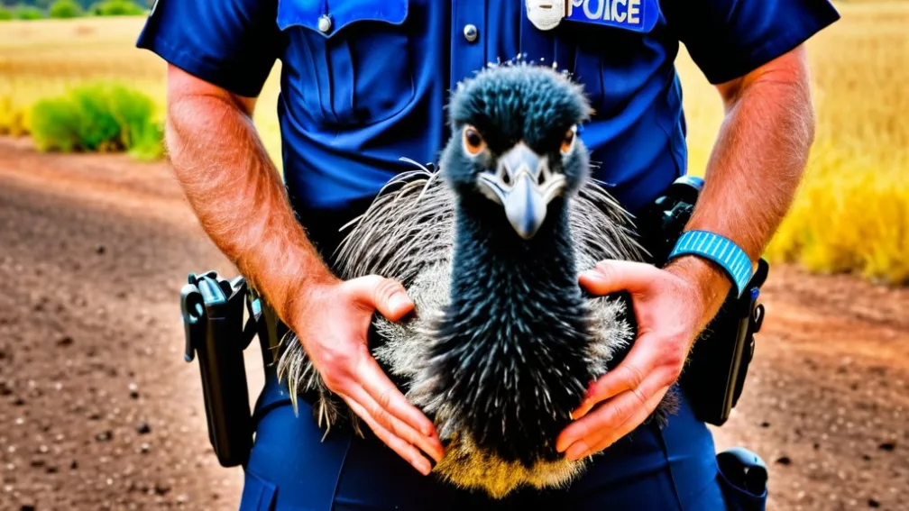 Poliția din Flordă: un emu cu degete de mânac