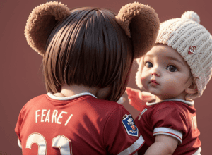 Cu fiul la meci: Bebelușul lui Kai Havertz, prima vizită pe stadionul lui Arsenal