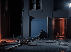 Incident violent în Germania: Bărbat a atacat cu toporul și a încercat să dea foc unei uși, poliția a intervenit cu focuri de armă