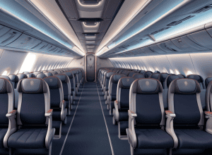 Locuri în picioare în avioane: vom zbura "aproape în picioare" până în 2026?