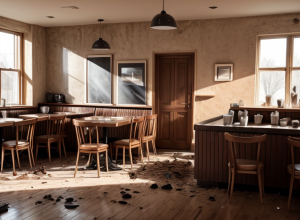 Spargere în Germania: Hoții au furat un aparat de cafea și tablouri dintr-un restaurant părăsit din Unna
