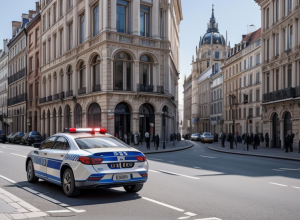 Stuttgart: Un bărbat a provocat tulburări, a deteriorat o mașină și a rănit doi polițiști