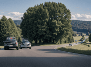 Motociclist urmărit de poliție în Germania după o depășire periculoasă pe autostrada B10