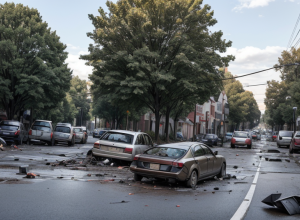 O mamă s-a distras de la volan din cauza copilului și a provocat un accident cu 4 mașini în Germania