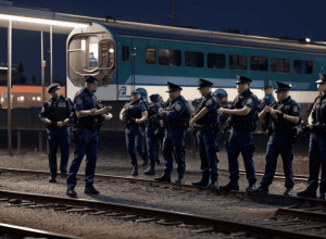 Scandal violent în tren în Germania: Adolescenți fără bilete au rănit patru polițiști în Dortmund