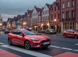 Germania: Mașină roșie a lovit un băiat de 11 ani și a fugit de la locul accidentului în Bedburg