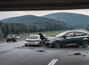 Germania: Un SUV necunoscut a provocat un accident pe B9 și a fugit de la locul faptei