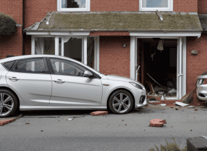 Accident în Germania: Mașină intrată în plin într-o casă în Gettorf, pagube estimate la 150.000 euro