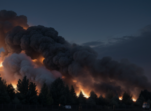 Incendiu major la o discotecă din Bochum, Germania: clădirea a ars complet, pompierii au prevenit extinderea flăcărilor