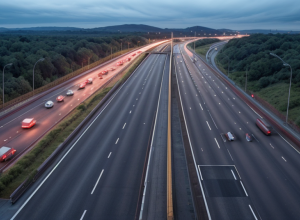 Accident grav pe autostrada A61 în Germania: TIR și autoturism implicate, blocaj de 5 km