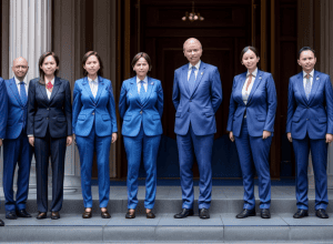 Noul Senat din Hamburg, în uniformă (ne)oficială: De ce au purtat toți politicienii albastru la ședința foto?