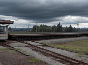 Coș de cumpărături pe șine a oprit un tren în Germania: Poliția investighează incidentul