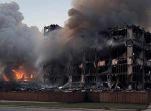 Incendiu devastator în Bremen: Subsolul și parterul unui bloc de locuințe, distruse complet, fără victime