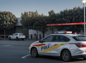 Angajat al unui supermarket din Germania, rănit de hoții care au dat bir cu fugiții cu mașina