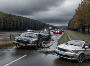 Accident Mortal în Germania: O femeie a decedat la Karlsruhe după o coliziune frontală pe L635