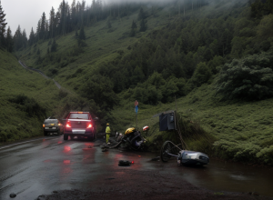 Cădere dramatică la Giro d'Italia: Ciclistul Alessio Martinelli, transportat la spital după un accident pe traseul ud