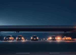 Urmărire ca în filme pe autostrada A95: O șoferiță de 83 de ani a fugit de poliție 30 de kilometri