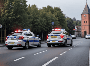 Șoferă cu 4,18 promile alcool la volan ignoră poliția în Germania și este oprită în forță