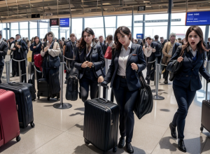 Scandal pe aeroport: Un canadian a atacat și agresat pasageri