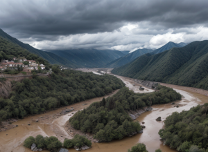 După o alunecare masivă de teren în Alpi: Președinta Elveției a vizitat zona afectată