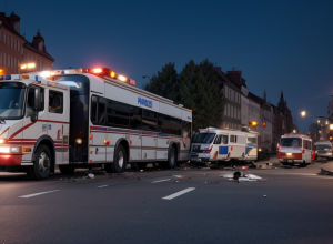 Accident grav în Cehia: Un TIR a lovit un autocar, 25 de răniți. Șoferul era drogat