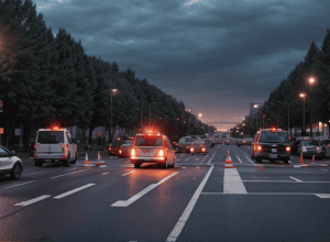 Accident grav la Bonn: O mașină s-a ciocnit cu o ambulanță, trei răniți și trafic blocat