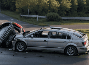 Accident mortal în Germania: un şofer de 31 de ani a murit după ce maşina s-a răsturnat lângă Rülzheim