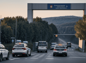 Slovac reținut la frontiera germană: avea mandat de arestare, conducea fără asigurare și sub influența drogurilor