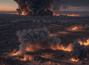 Incendiu masiv la o fabrică de reciclare din Dortmund: Fumul a acoperit orașul