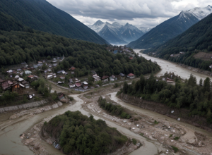 Catastrofă în Elveția: Locuitor, despre cele 30 de minute avute pentru a fugi de inundații
