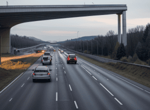 Accident grav pe autostrada A2 din Germania: Un autoturism a intrat sub un camion, șoferul rănit